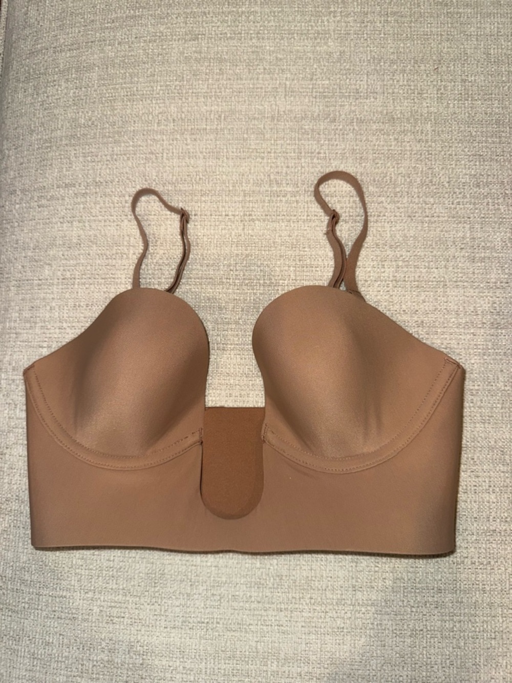 SKIMS Deep Plunge Sleepwear Bra